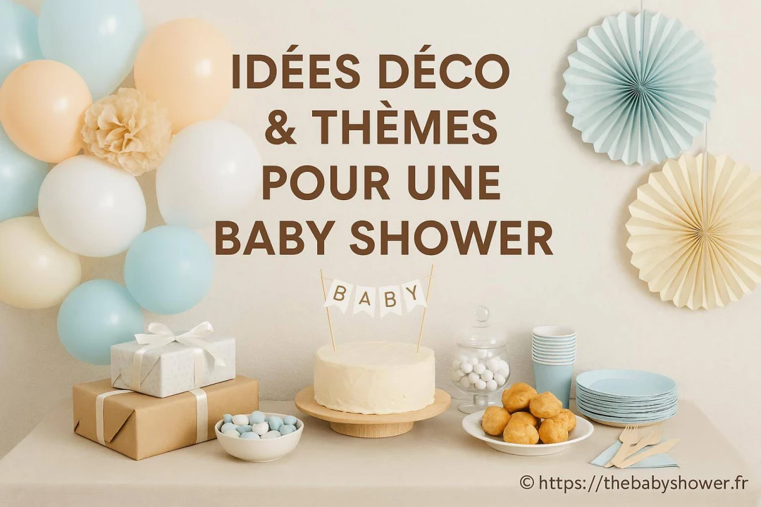 Idées Déco & Thèmes pour une Baby Shower