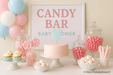 Créer un candy bar pour une baby shower : idées créatives et conseils déco
