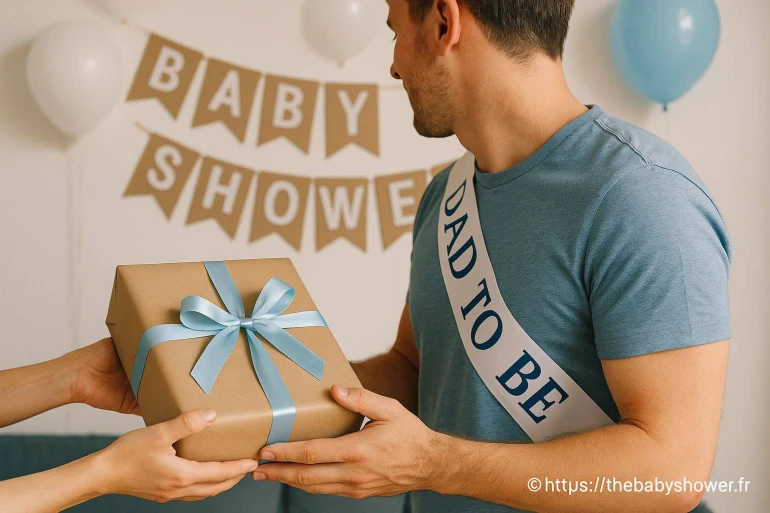 Offrir un cadeau pour le futur papa lors d’une baby shower : idées et conseils