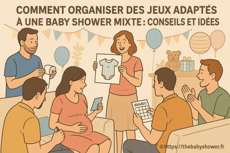 Comment organiser des jeux adaptés à une baby shower mixte : conseils et idées
