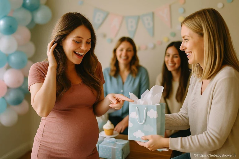 Femmes lors d une baby shower