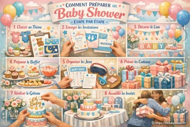Comment préparer un baby shower étape par étape ?