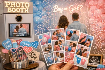 Photobooth et souvenirs photo : comment immortaliser votre gender reveal party