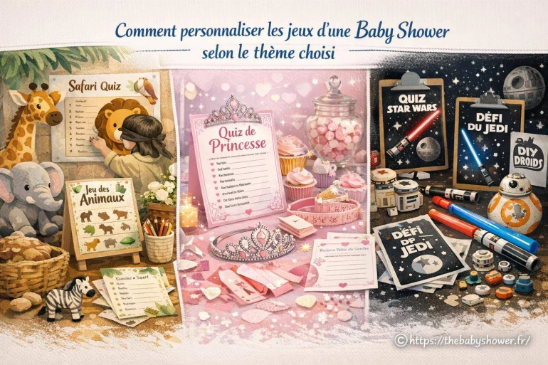 Comment personnaliser les jeux d’une baby shower selon le thème choisi ?