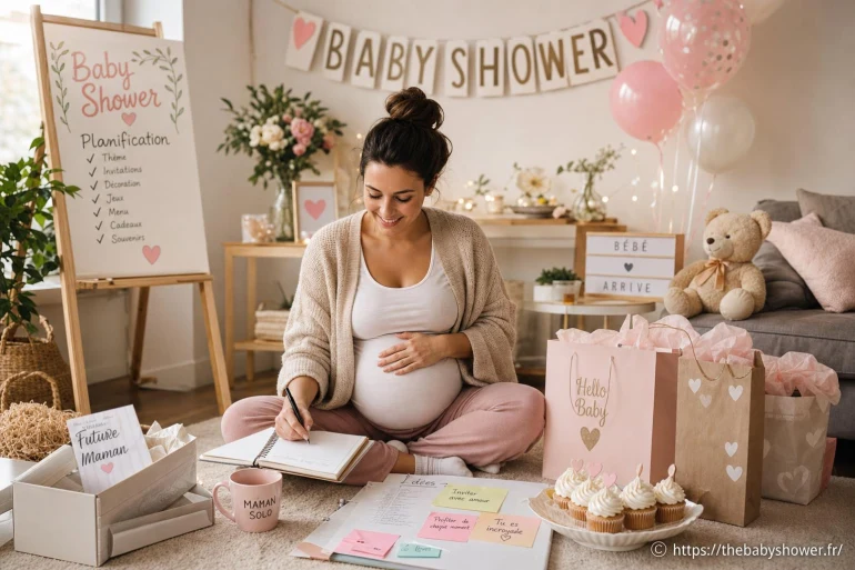Organiser une baby shower quand on est une maman solo célibataire : conseils et idées