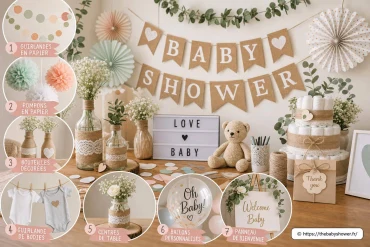 DIY baby shower : 7 décorations faciles pour une fête unique