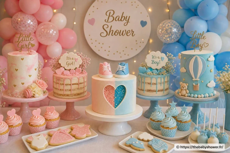 Quel gâteau choisir pour une baby shower garçon ou fille ? Inspirations et alternatives originales