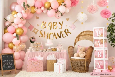 Tout savoir sur les guirlandes et ballons pour une baby shower festive