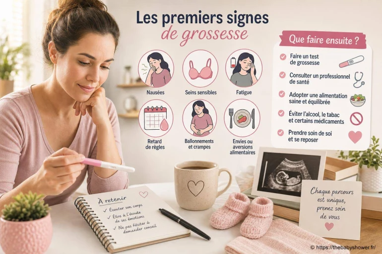 Les premiers signes de grossesse : comment les reconnaître et que faire ensuite ?