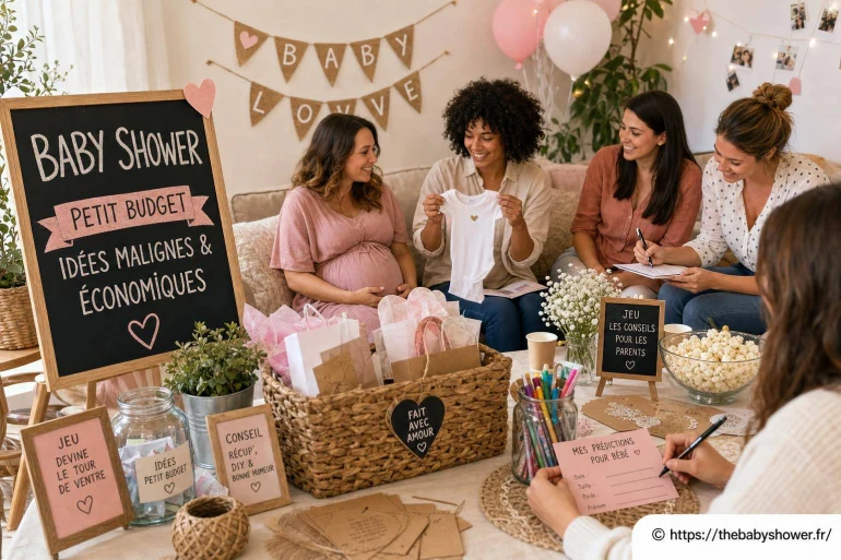 Animations pour Baby Shower tout petits budgets : idées malignes et économiques