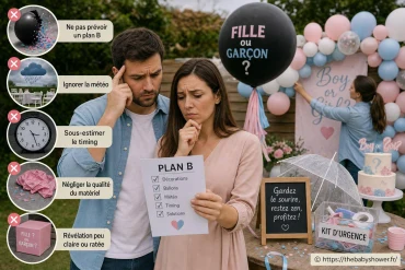 Comment gérer les imprévus lors d’une gender reveal party : erreurs à éviter