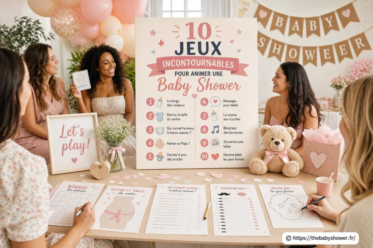 10 jeux incontournables pour animer une Baby Shower