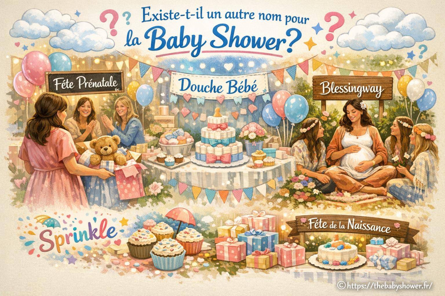 Existe-t-il un autre nom pour la baby shower ?