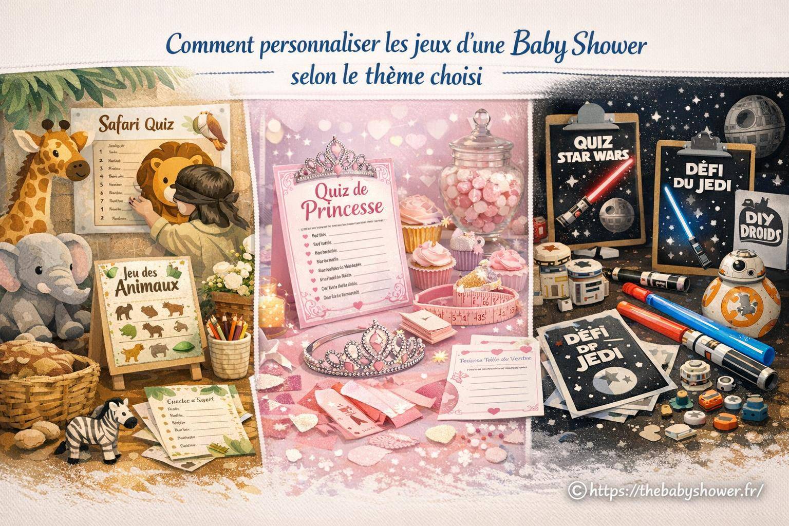 Comment personnaliser les jeux d’une baby shower selon le thème choisi ?