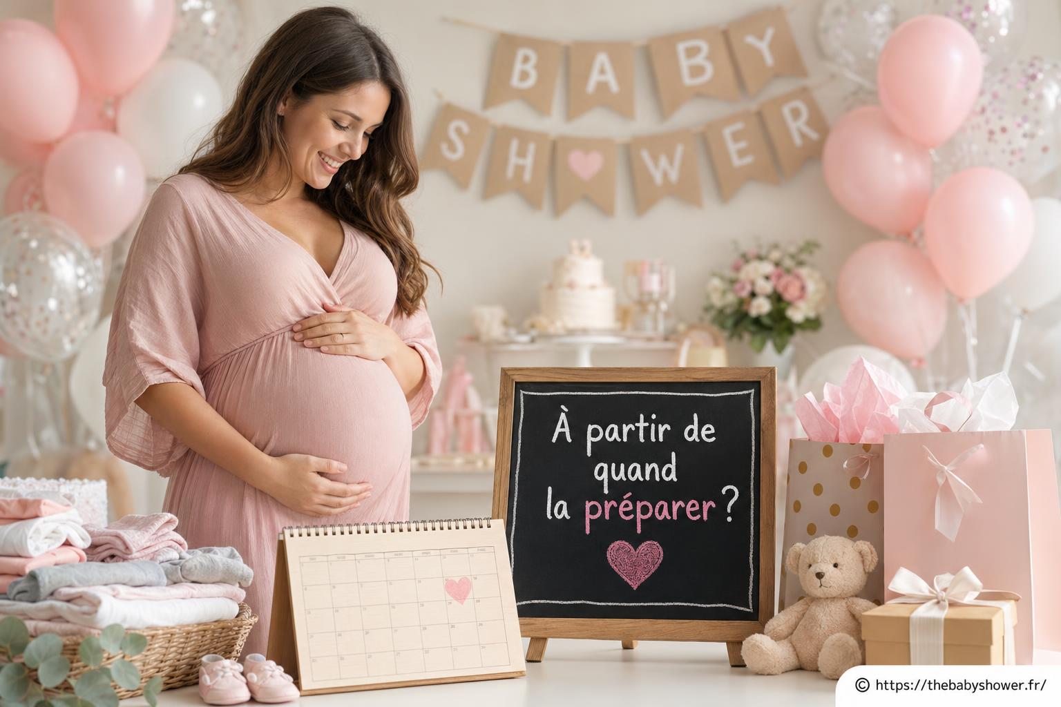 Baby shower : à partir de quand commencer les préparatifs ?