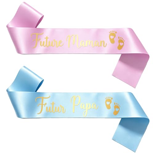 BMGRKYQX Écharpe Future Maman Écharpe Futur Papa Cadeau Déco