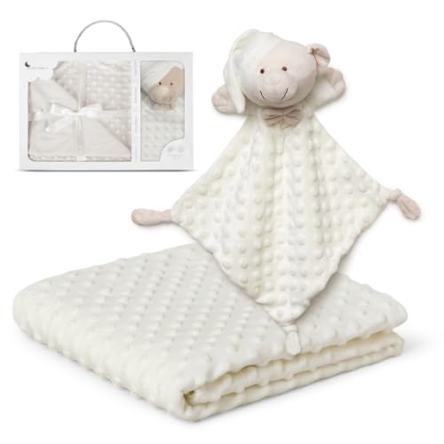 Interbaby Couverture Bébé Naissance + Doudou Ours — Coffret 