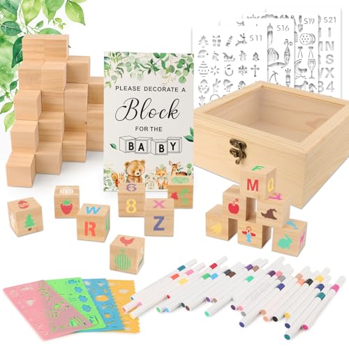 Lot de 86 jeux de fête prénatale avec 8 modèles de coloriage