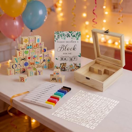 Lot de 161 jeux de fête prénatale, Ensemble de jeux baby sho