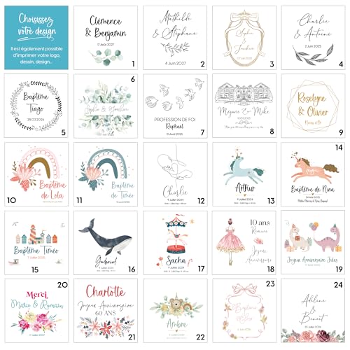 Grande urne personnalisée Mariage en Bois avec Cadenas | 25 