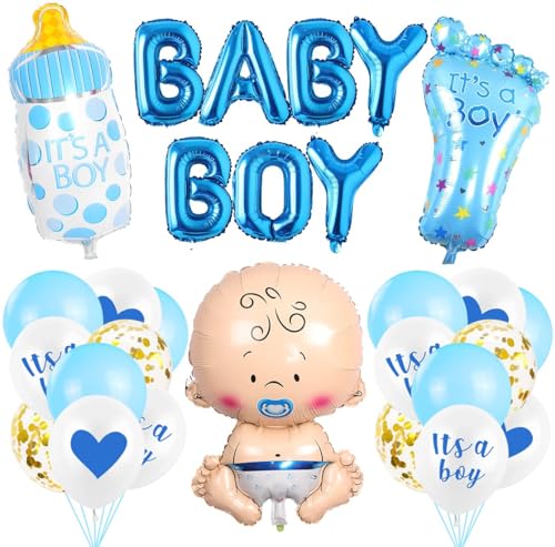 Baby shower bleu, Baby shower garçon, Décoration de douche d